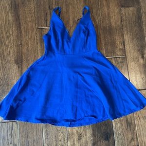Royal Blue Short Dress